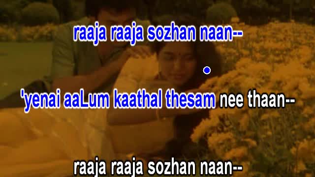 Raja raja sozhan naan, Video for karaoke singing by D Sudheeran