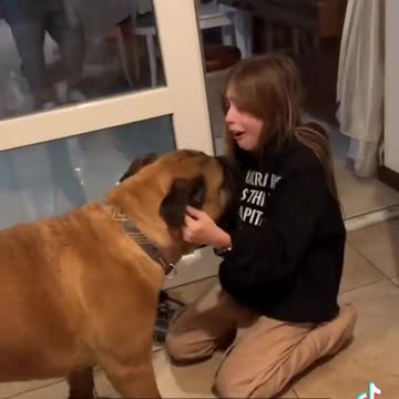 She returned home for the first time since the war began.