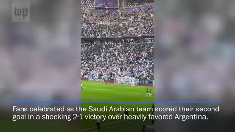 Saudi Arabia shocks Argentina in World Cup upset win