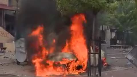 Serbian TV this morning says yesterday's clashes in Kosovo, where NATO