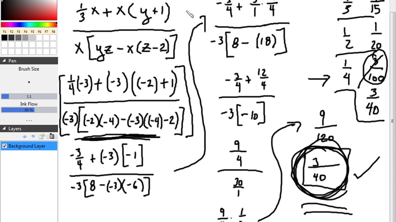 Algebra Part 1 Evaluating Expressions Part 9