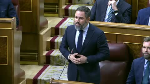 Duras palabras de Santiago Abascal contra Pedro Sánchez