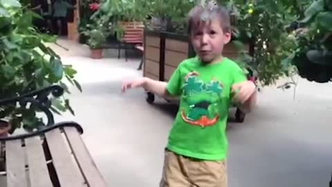 Funny moments of Kids with animals