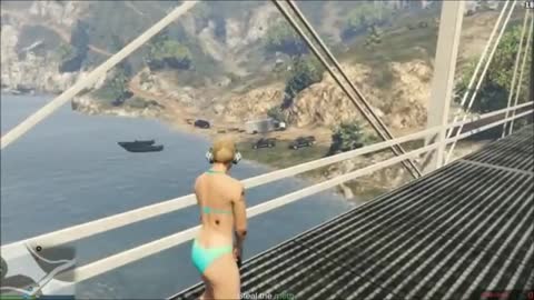 gta 5 pc_steam mouse aim_ bikini chick thot squad self harm edition