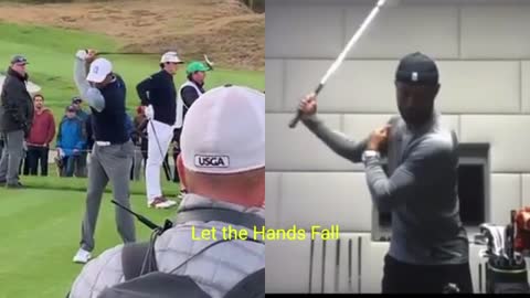 Tiger Woods Downswing - Keethen let the hands fall while hips keep turning_Cut