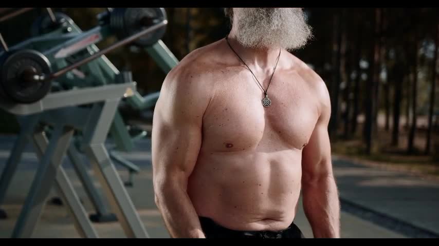 Real WorkOut of an Old Man. Very Impressive