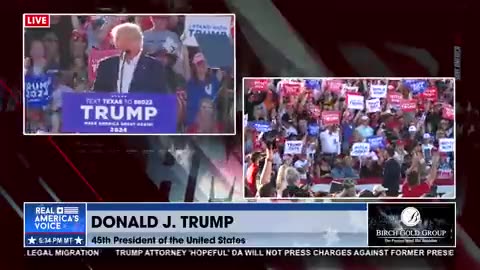 "I would go through all of this all over again because I love this country, and I love you."