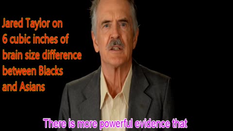 Jared Taylor on 6 cubic inches of brain size difference between races