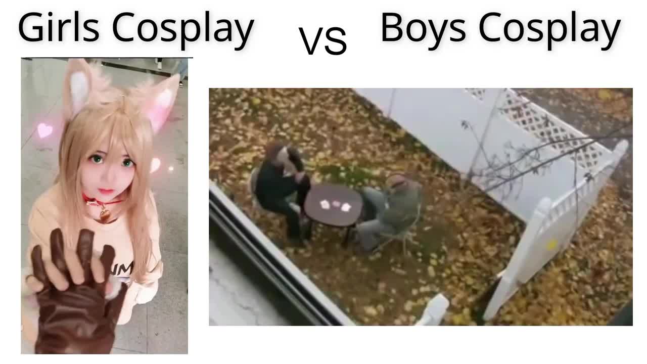 Girls Cosplay Vs Boys Cosplay