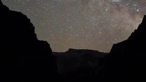 A mesmerizing timelapse capturing sunset and the Milky Way galaxy rising over the