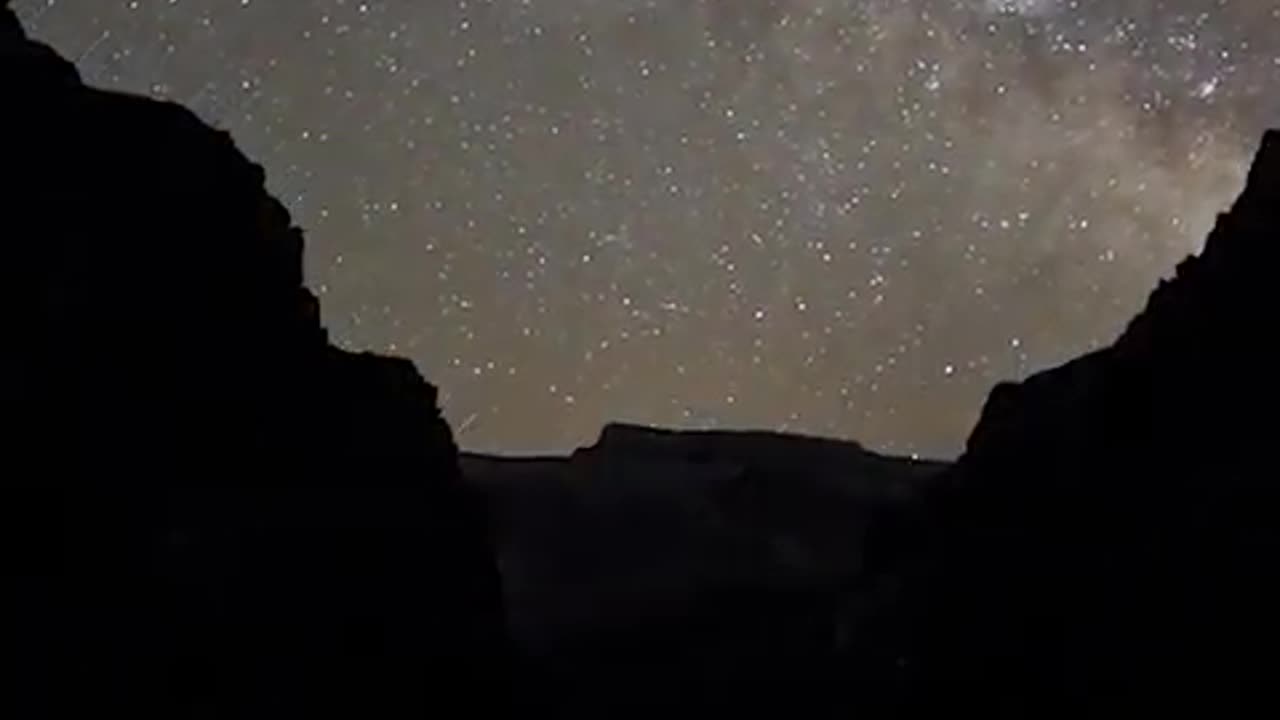 A mesmerizing timelapse capturing sunset and the Milky Way galaxy rising over the