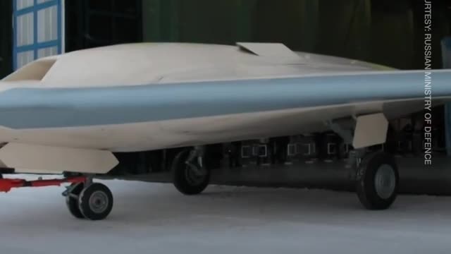 Russia Rolls Out New S-70 Okhotnik Combat Drone