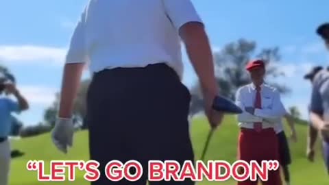 LET'S GO BRANDON "TRUMP GOLFING"