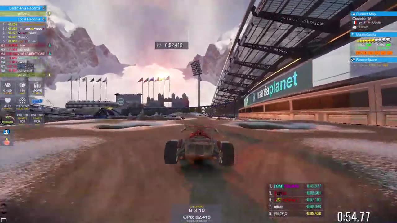 Trackmania 2 - Dropped into Random Dirt Competition