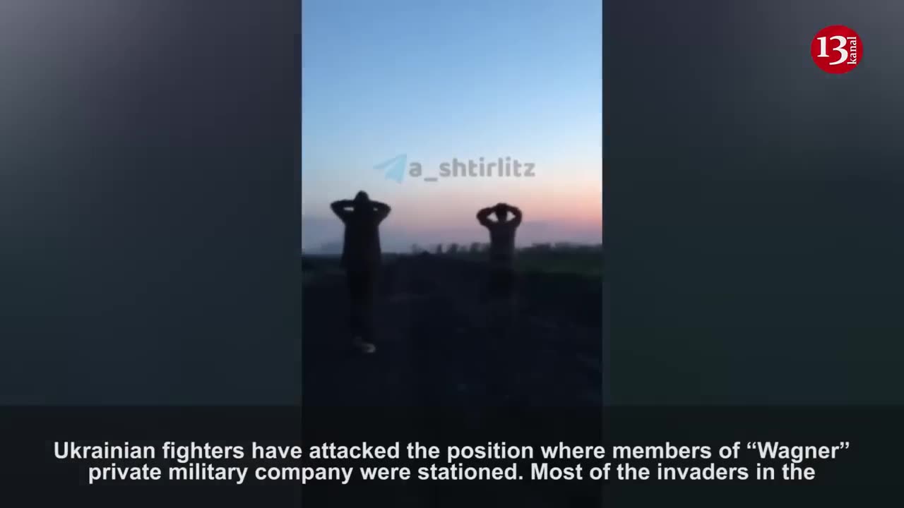 Ukrainian fighters captured two "Wagner" soldiers who survived shooting
