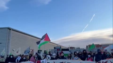 Pro-Palestinian demonstrators have blocked a Rochester factory owned by BAE Systems,