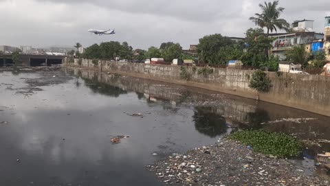 Mithi River highly polluted river in india (watch the video)