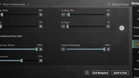 Zero recoil sensitivity bgmi