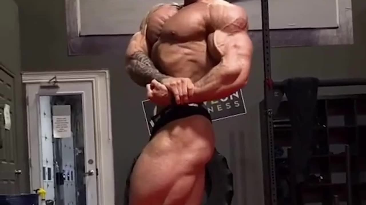 My body building size
