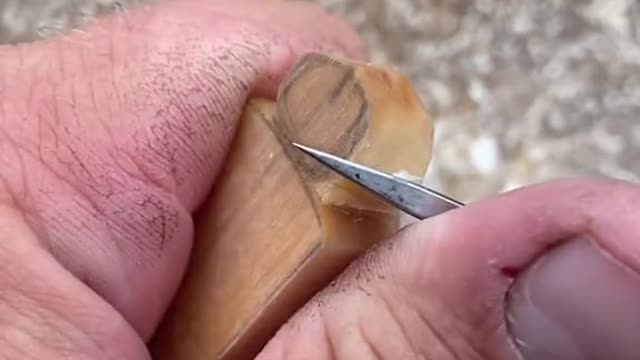 You can’t cut your hands if they are tougher than the wood
