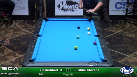 Burkhart vs Stevens ▸ 9-Ball Men's Open Singles