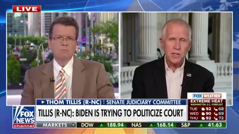 Biden’s trying to win votes by politicizing the Supreme Court- Thom Tillis Fox News