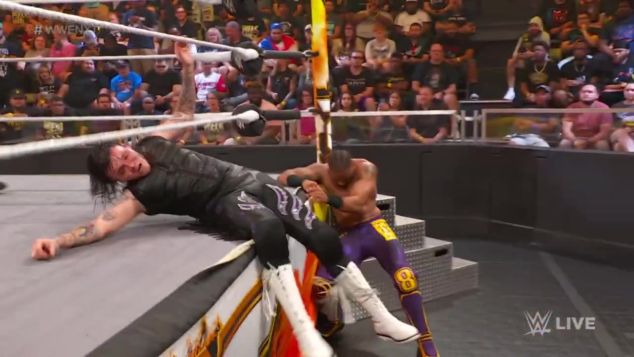 Carmelo Hayes vs. “Dirty” Dominik Mysterio: NXT highlights, Sept. 19, 2023