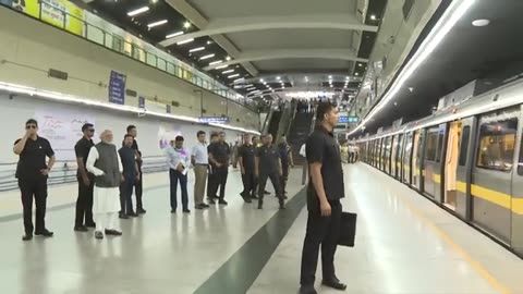 PM Modi travels to Delhi University by metro