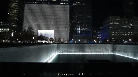 MY FOUND A COOL WATERFALL AT NIGHT SHOW VIDEO FROM Creative Commons HD