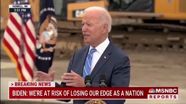 Joe Biden got lost in speech