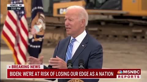 Joe Biden got lost in speech