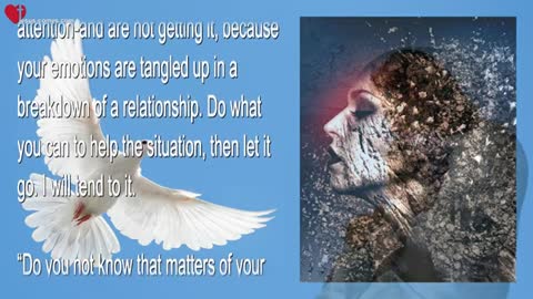 Entanglements hinder your Life Goals... Come, be free and fly ❤️ Love Letter from Jesus Christ