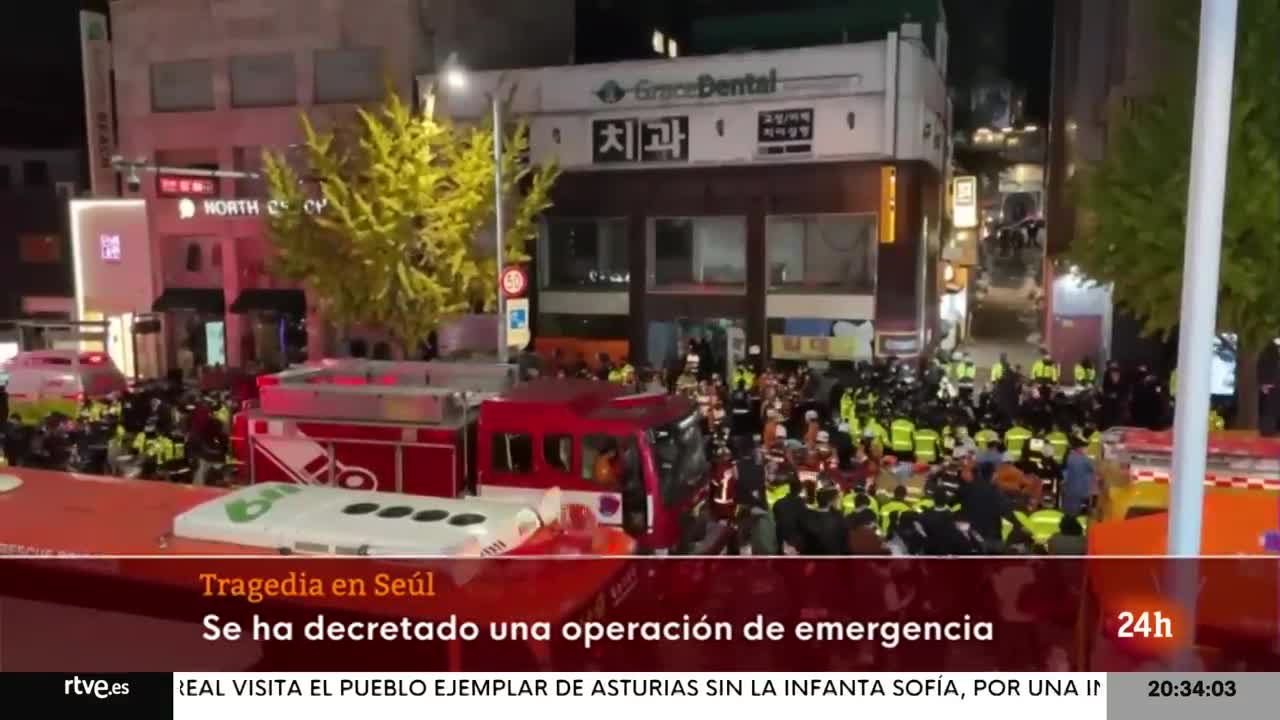 SEÚL: MÁS de 120 MUERTOS en una AVALANCHA durante una CELEBRACIÓN de HALLOWEEN