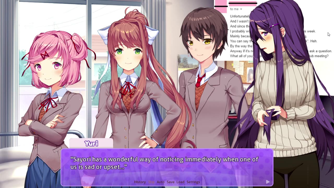 Answering Emails in Yuri's Room - Club Meetings Pt.1-13