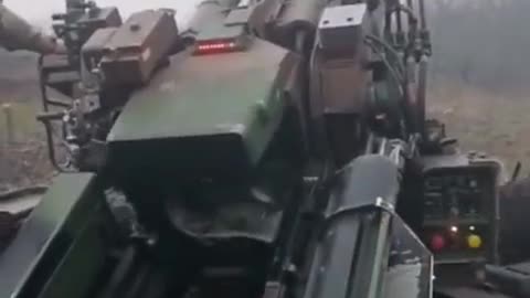 Footage from Ukrainian Artillery Unit