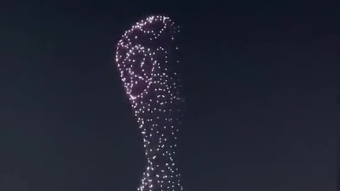 trophy in the sky above Doha 🏆