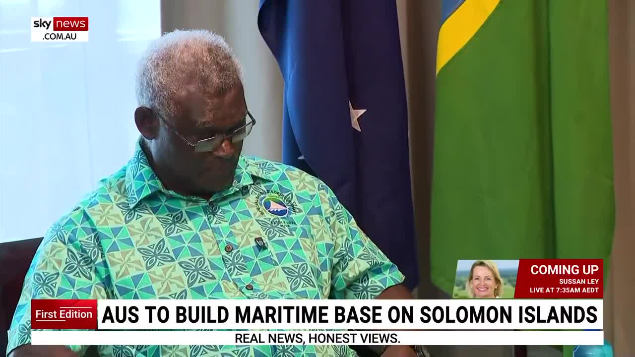 Australia to build maritime base on Solomon Islands