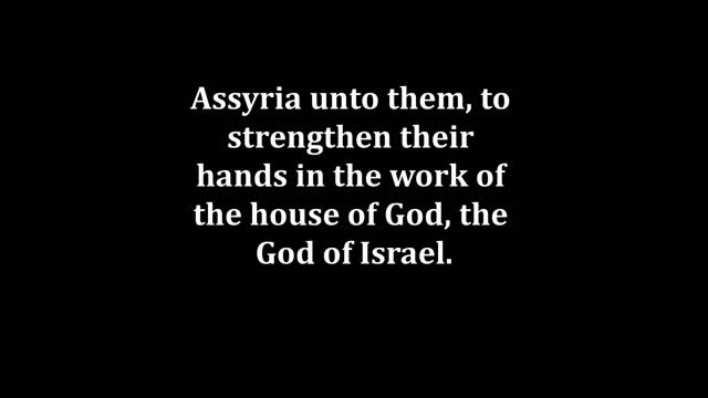 Ezra 6 King James version