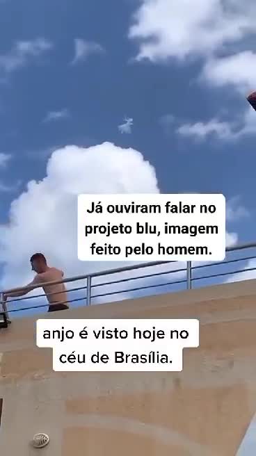 HAVE YOU HEARD ABOUT THE Blue Beam PROJECT ANGEL AND SEEN TODAY IN THE CEU OF BRASILIA