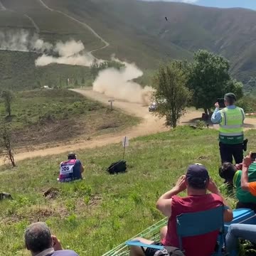 Sports car race wining movement