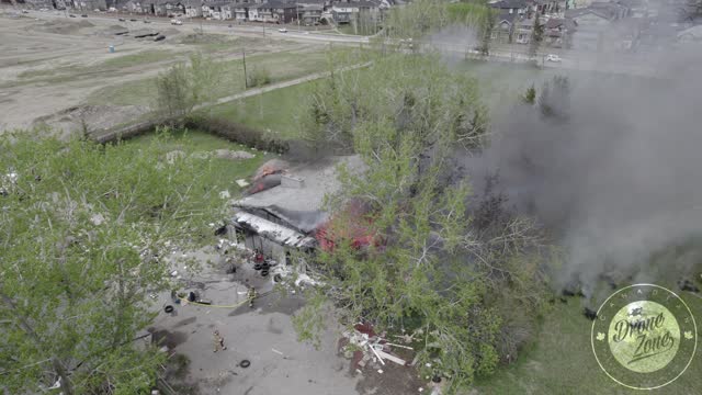 House Fire in NE Calgary