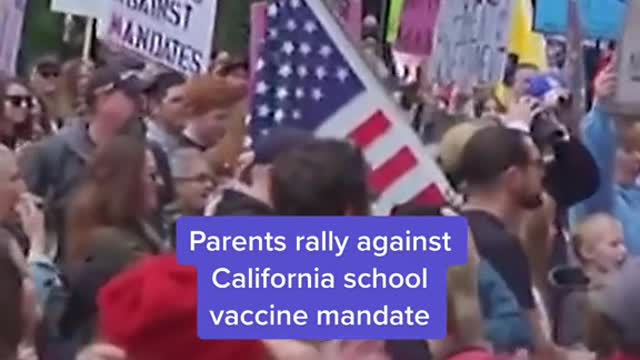 Parents rally against vaccine mandate