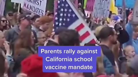 Parents rally against vaccine mandate