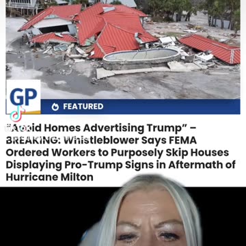 FEMA passes on saving lives and helping others because of a Trump sign in the yard