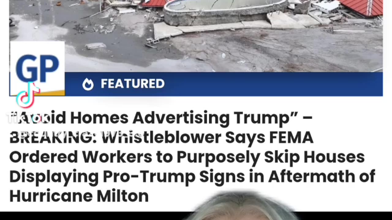 FEMA passes on saving lives and helping others because of a Trump sign in the yard