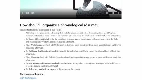 Writing Résumés and Cover Letters