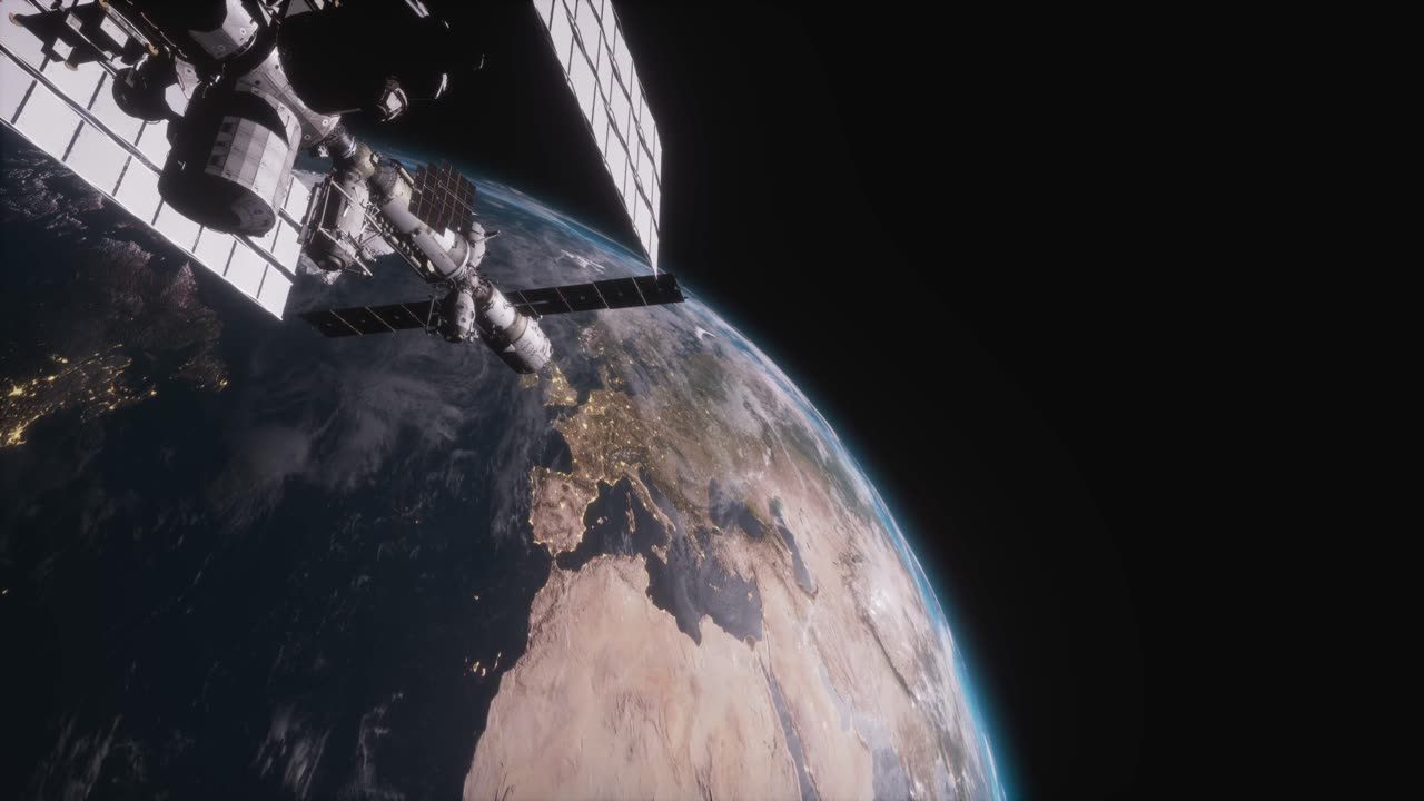 Planet Earth and ISS - Unreal Engine 5 (4K Short)