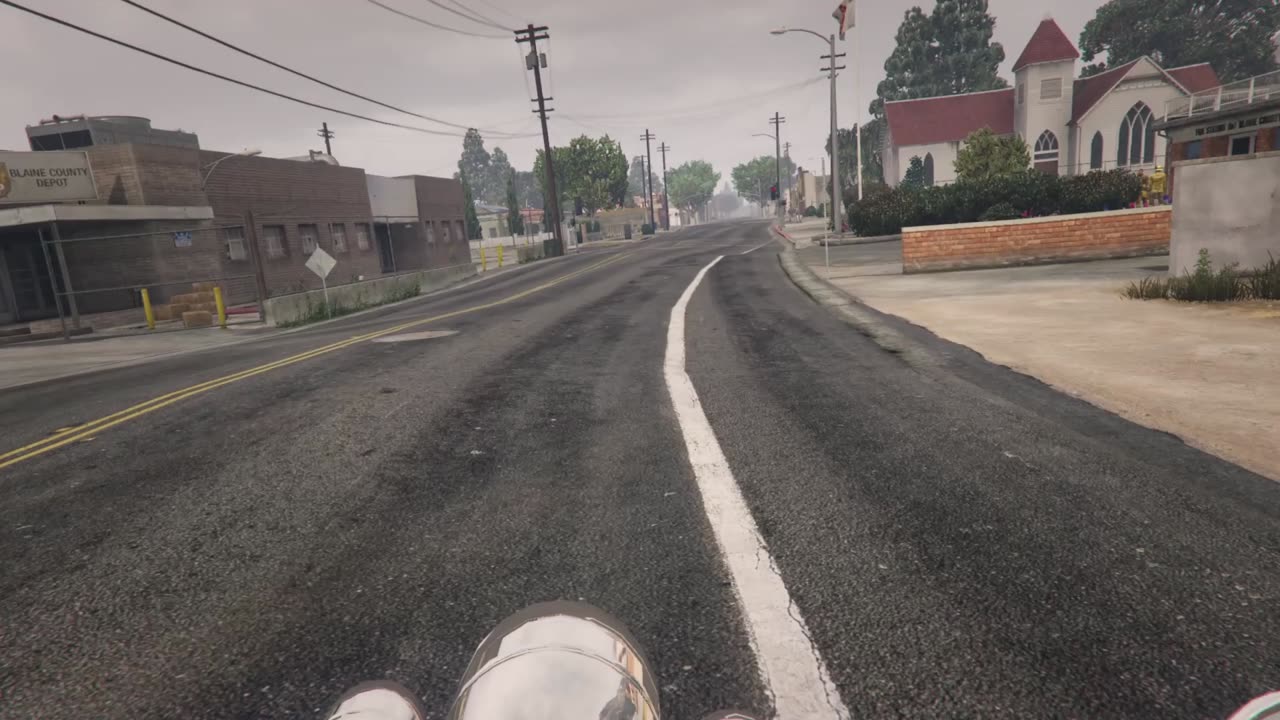 Biking around Los Santos