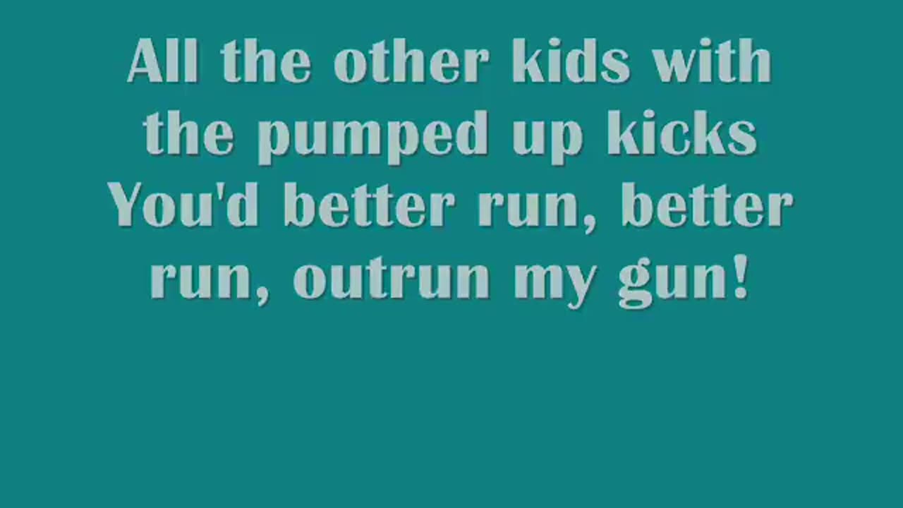 Foster The People Pumped Up Kicks LYRICS