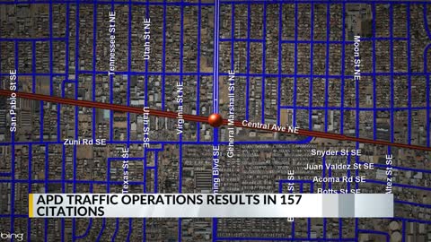 Albuquerque police perform over 60 traffic stops in recent operations